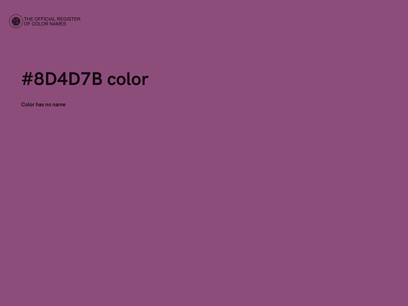 #8D4D7B color image