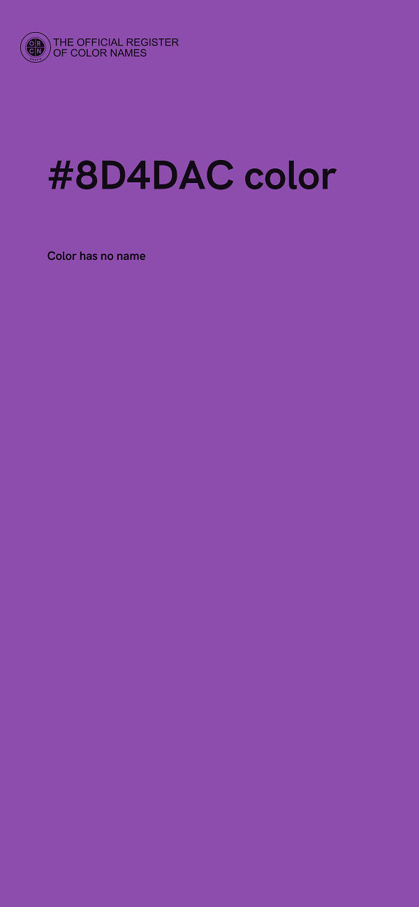 #8D4DAC color image