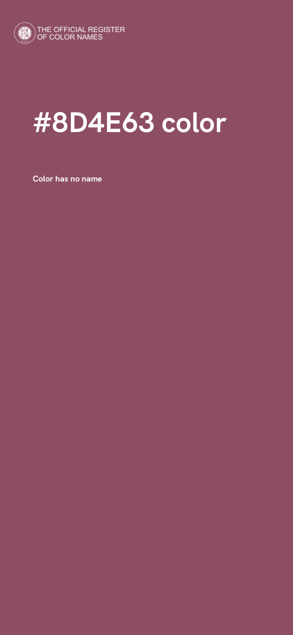 #8D4E63 color image