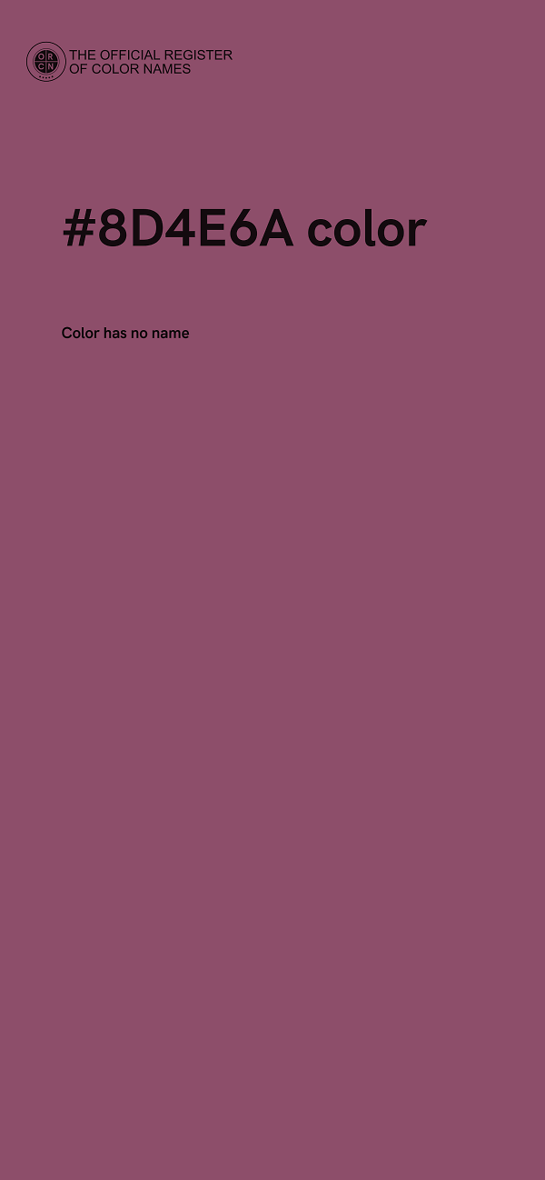 #8D4E6A color image