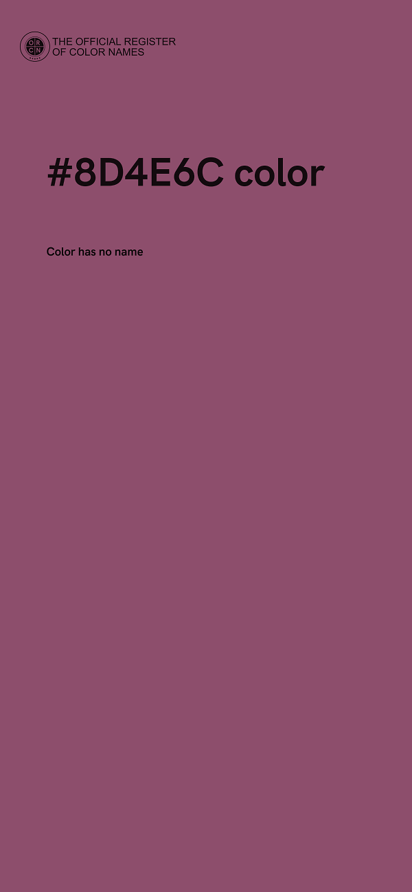 #8D4E6C color image