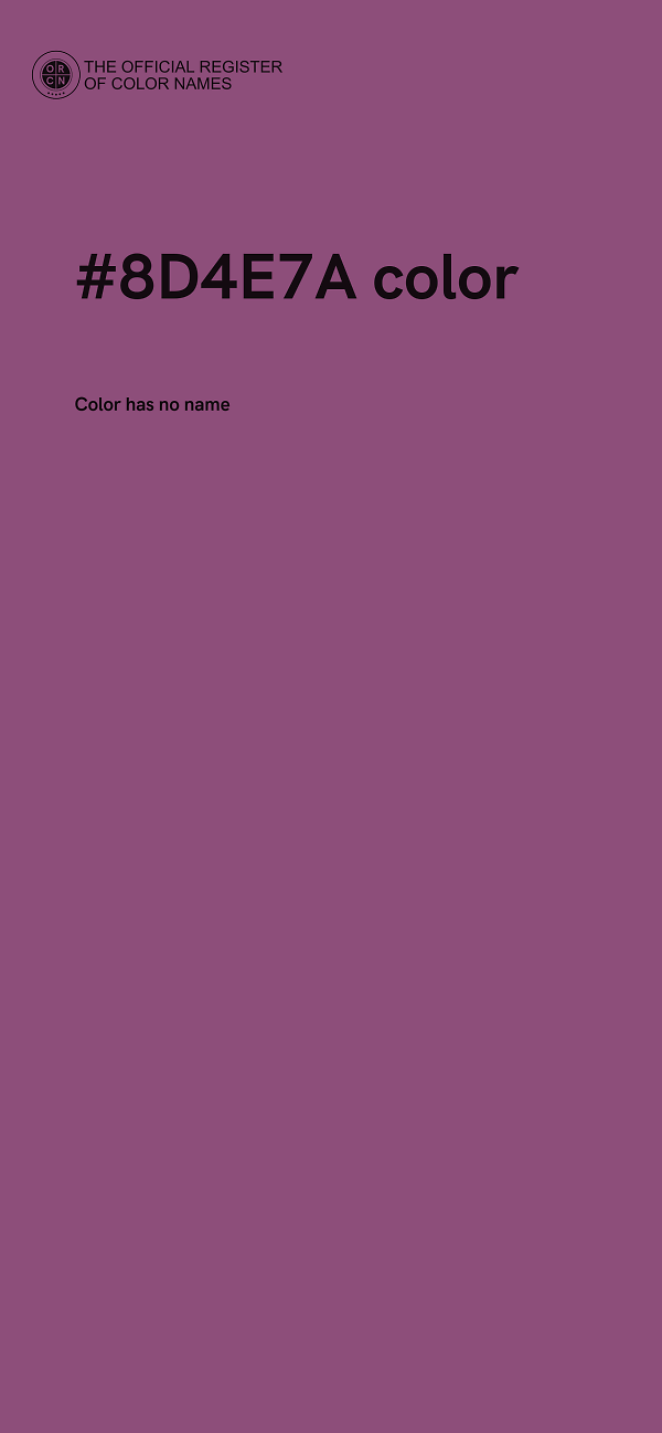 #8D4E7A color image