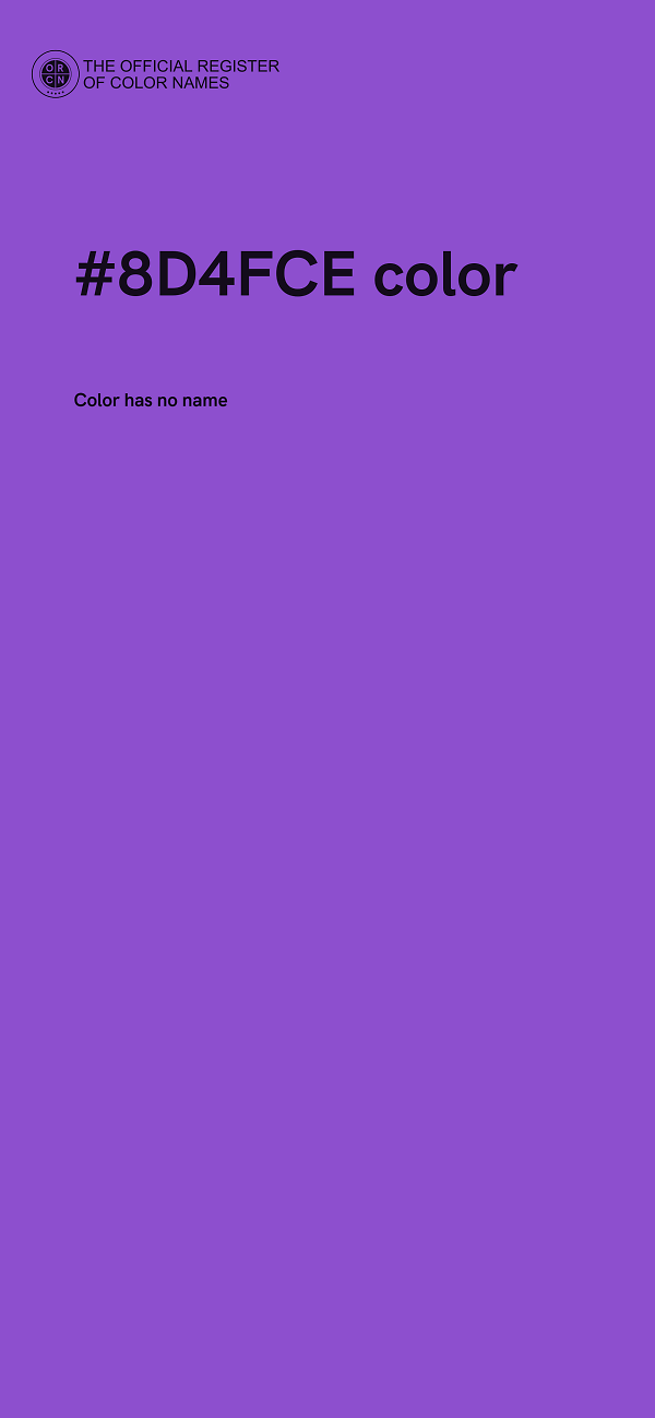 #8D4FCE color image