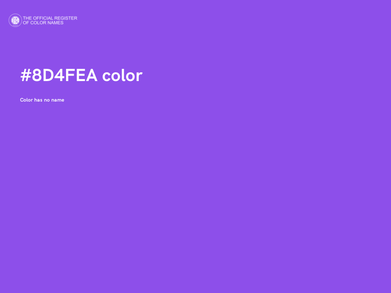 #8D4FEA color image