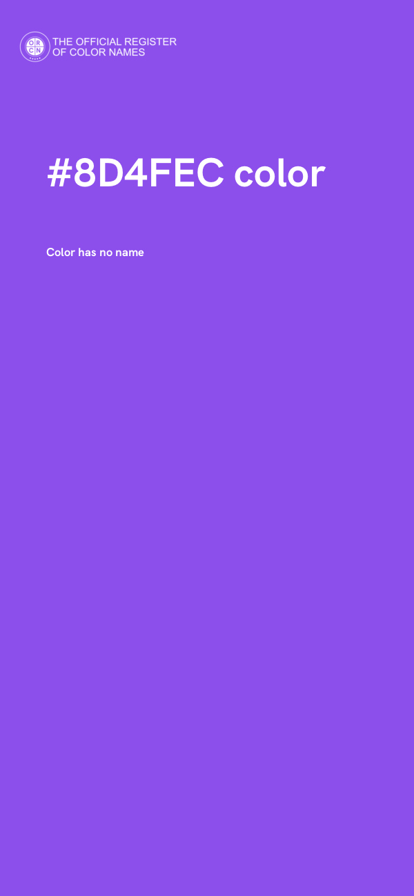 #8D4FEC color image