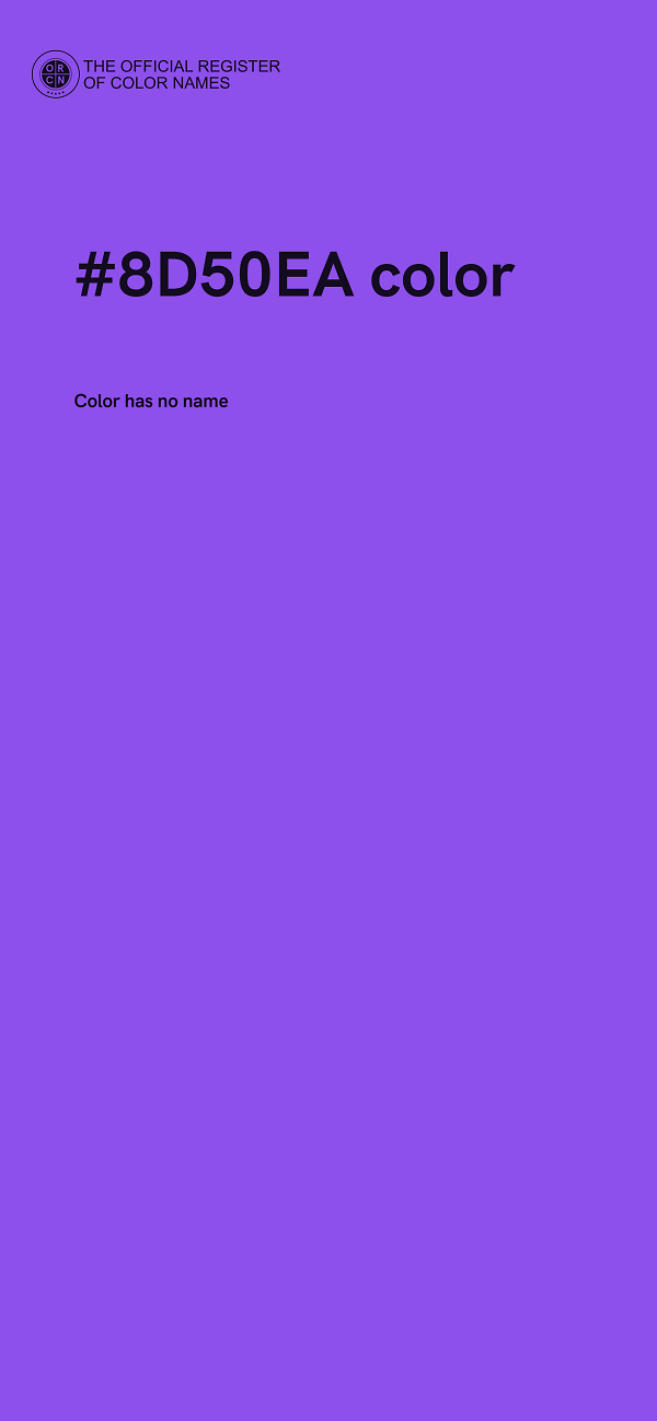 #8D50EA color image