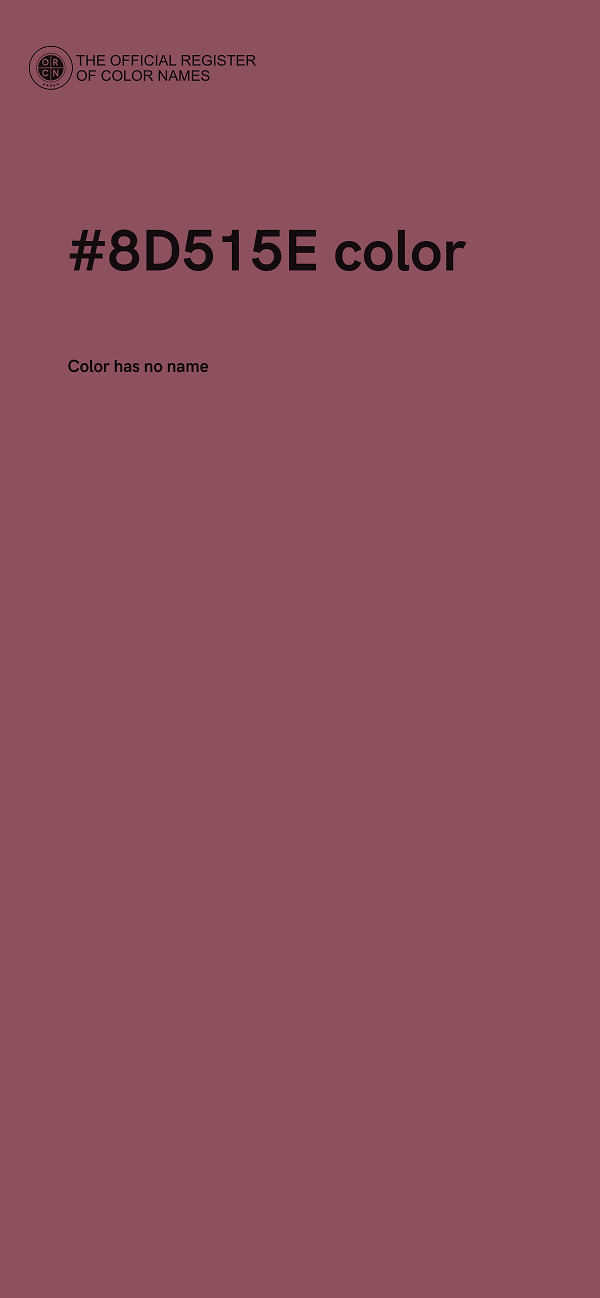 #8D515E color image