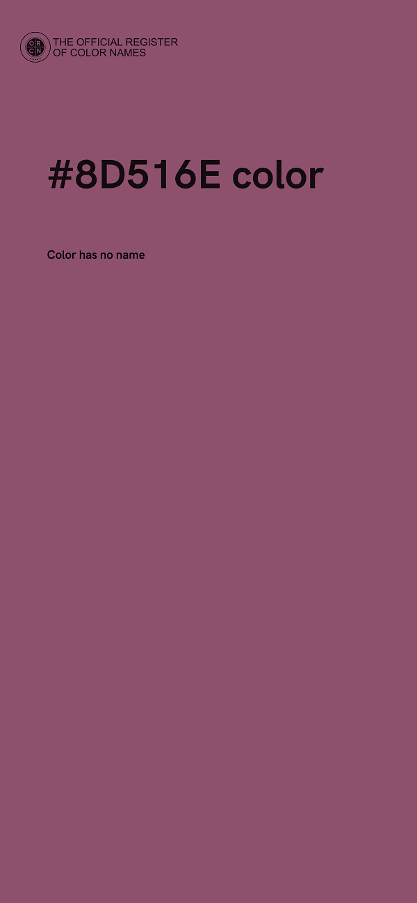 #8D516E color image