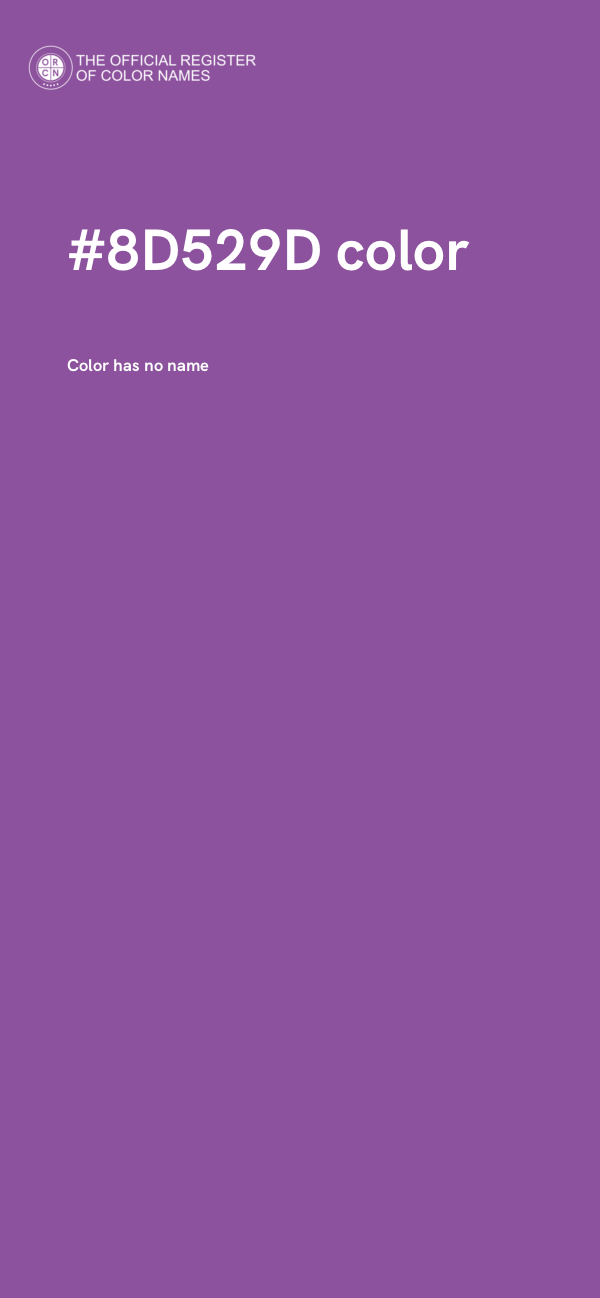 #8D529D color image
