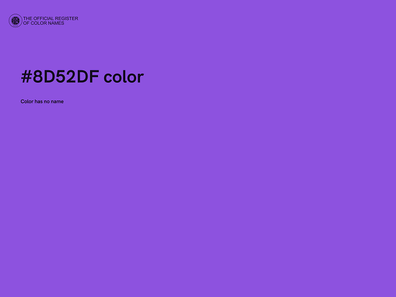 #8D52DF color image