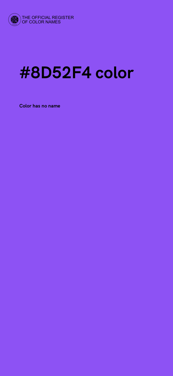 #8D52F4 color image