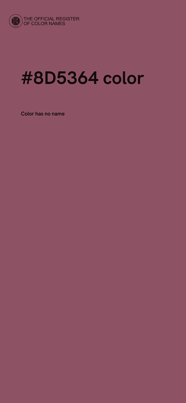 #8D5364 color image