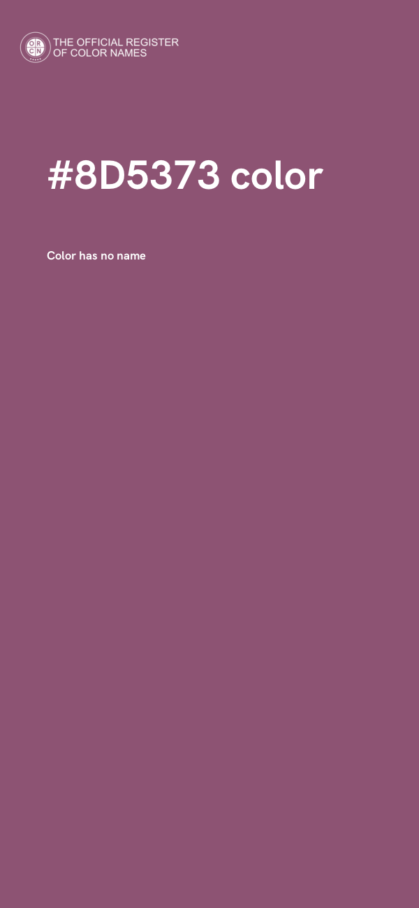 #8D5373 color image