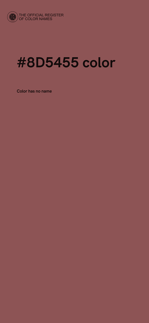 #8D5455 color image