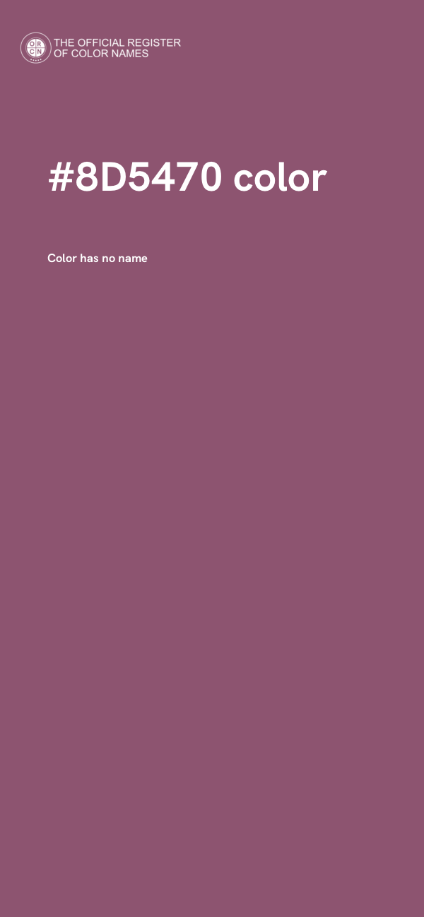 #8D5470 color image