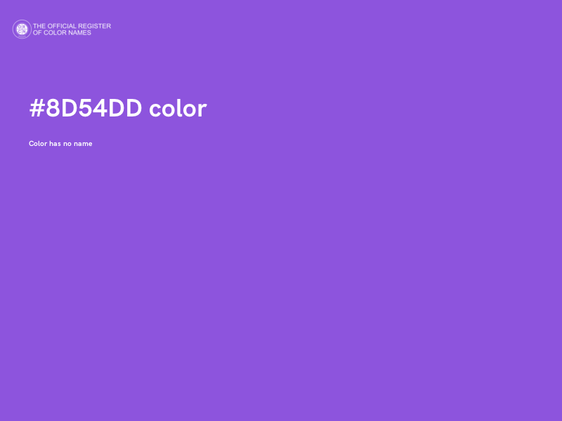 #8D54DD color image