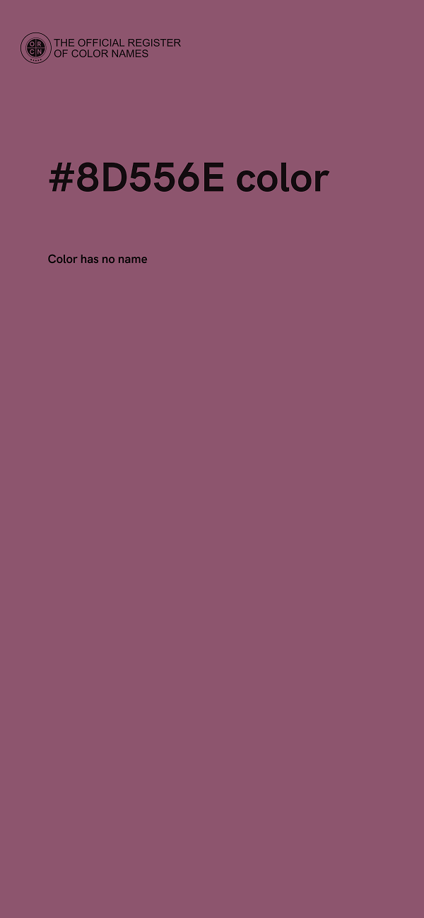 #8D556E color image