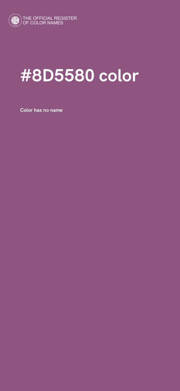 #8D5580 color image