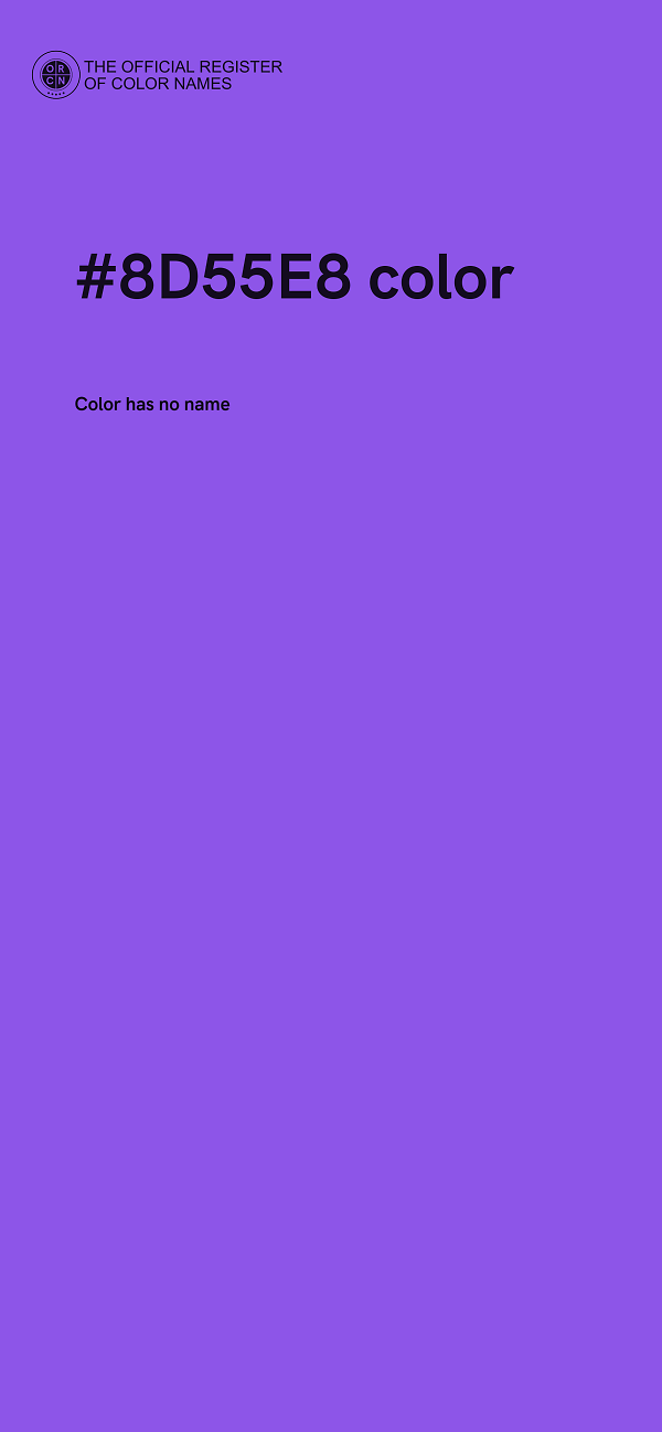 #8D55E8 color image