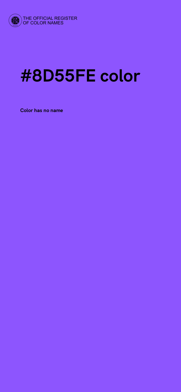 #8D55FE color image