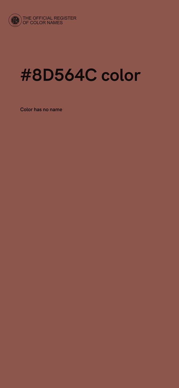 #8D564C color image
