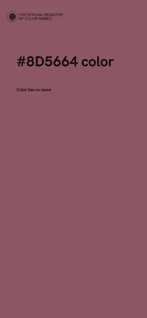 #8D5664 color image