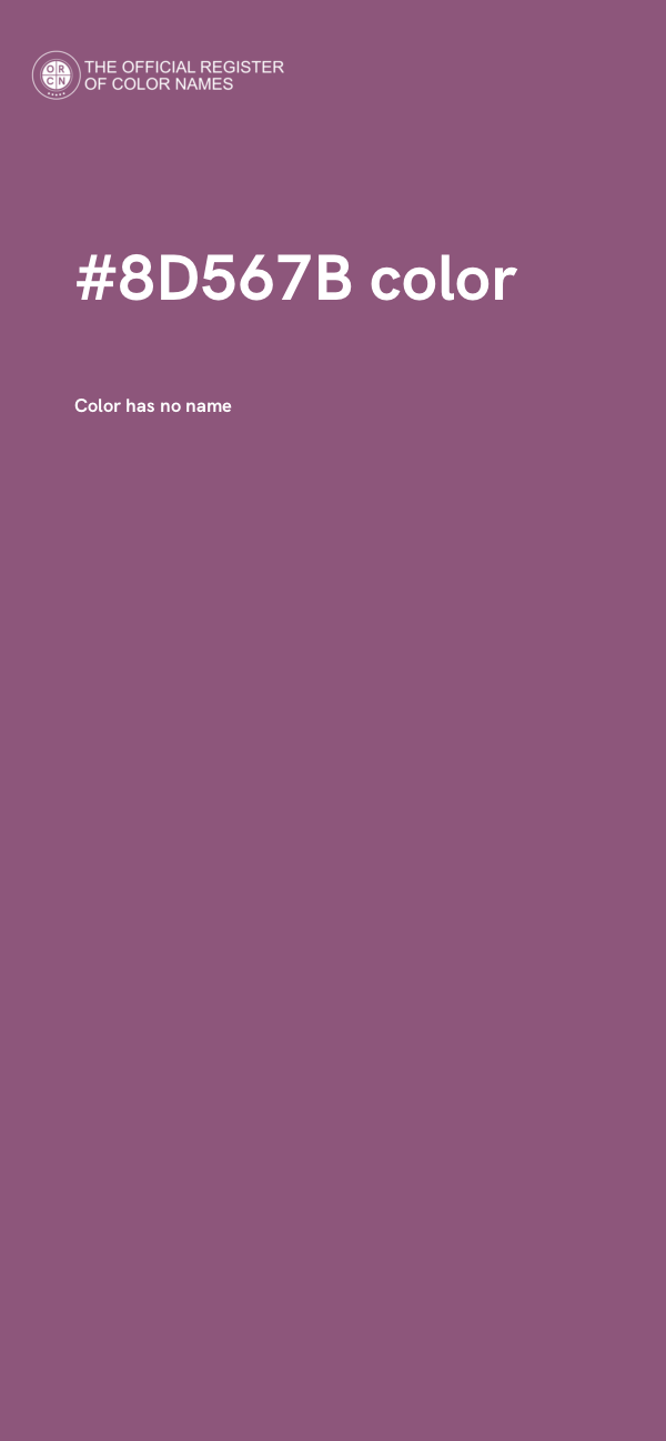#8D567B color image