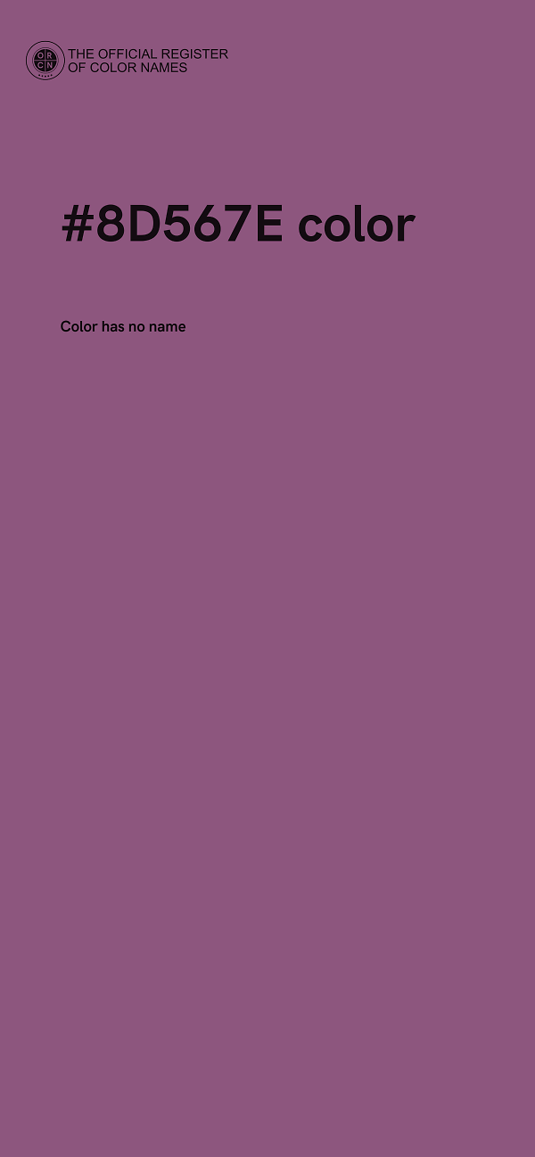 #8D567E color image
