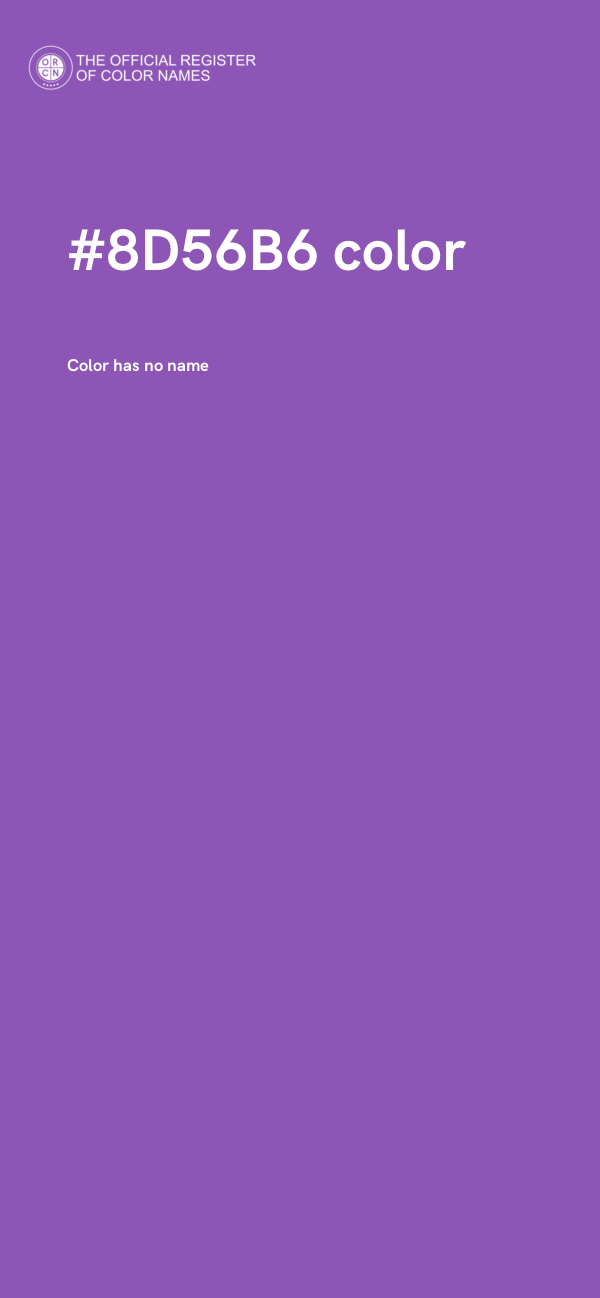 #8D56B6 color image