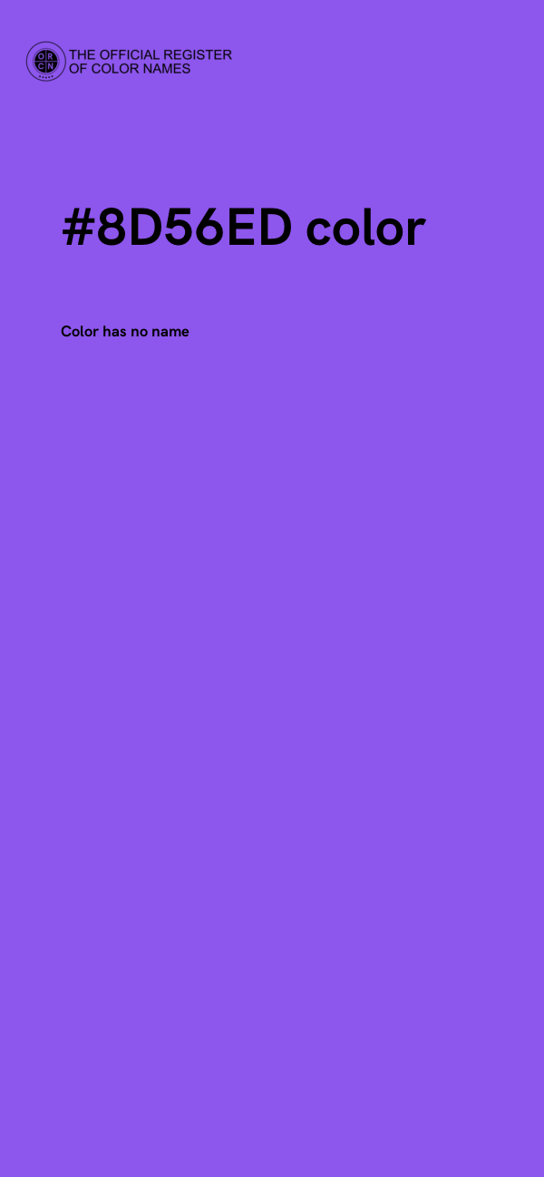 #8D56ED color image