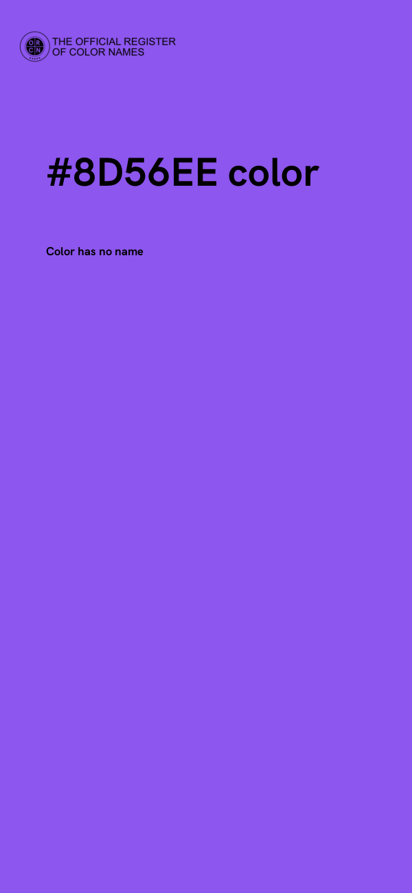 #8D56EE color image