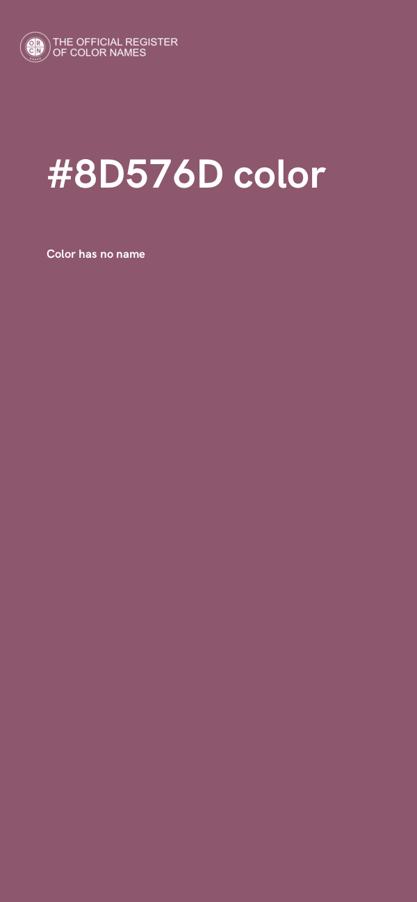 #8D576D color image