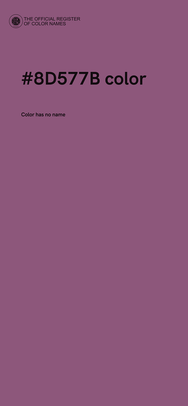#8D577B color image