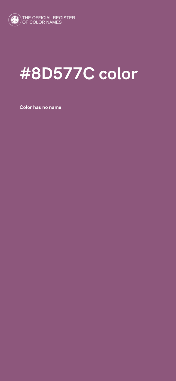 #8D577C color image