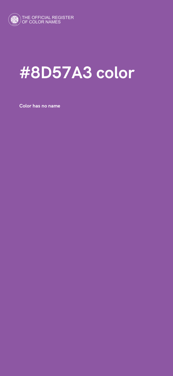 #8D57A3 color image