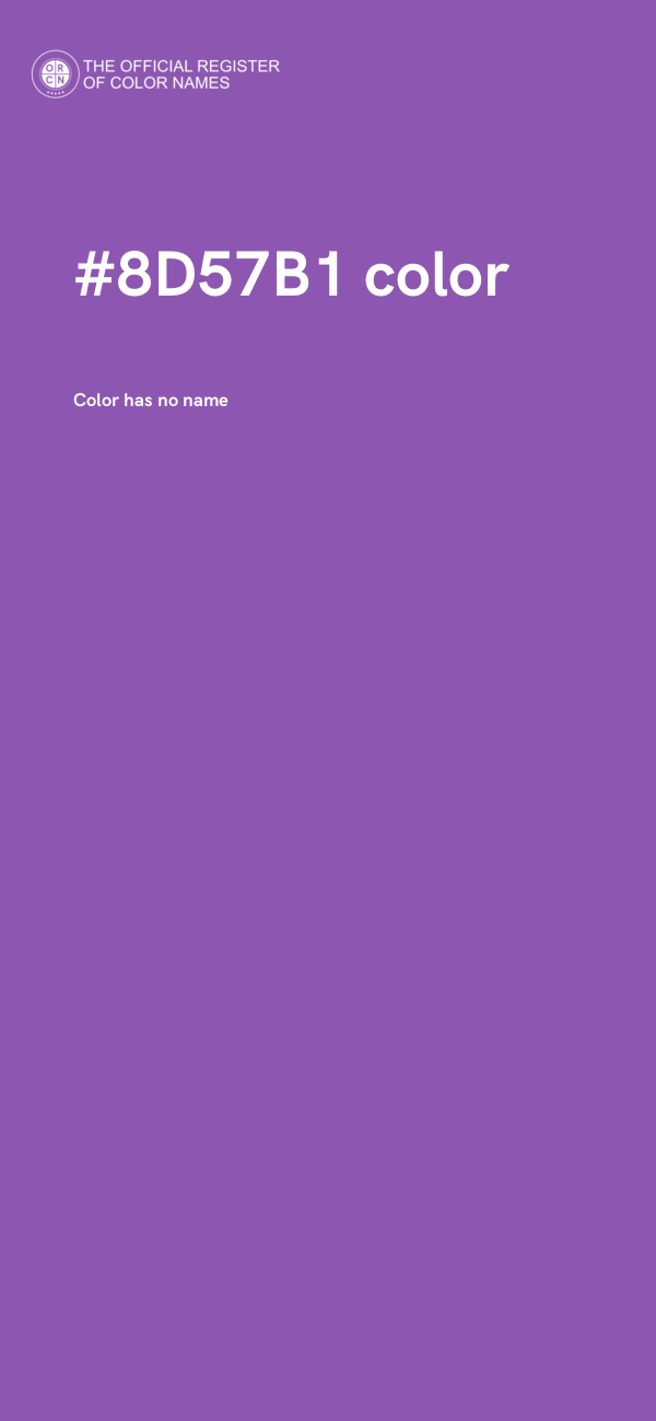 #8D57B1 color image