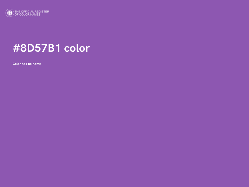 #8D57B1 color image