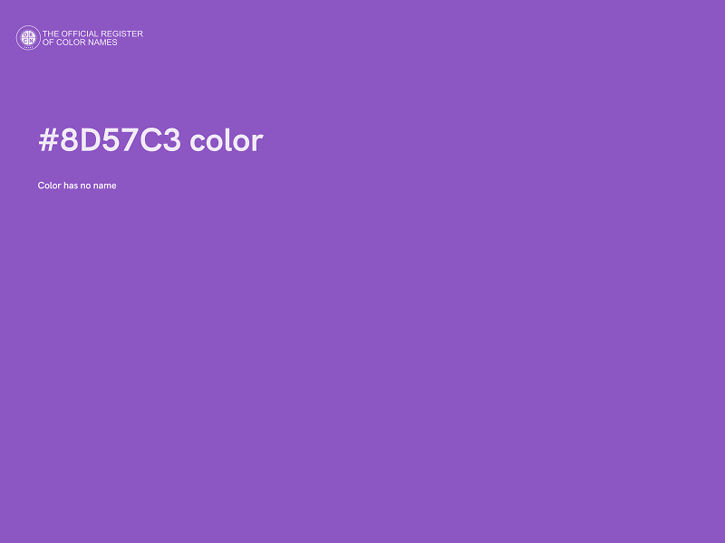#8D57C3 color image