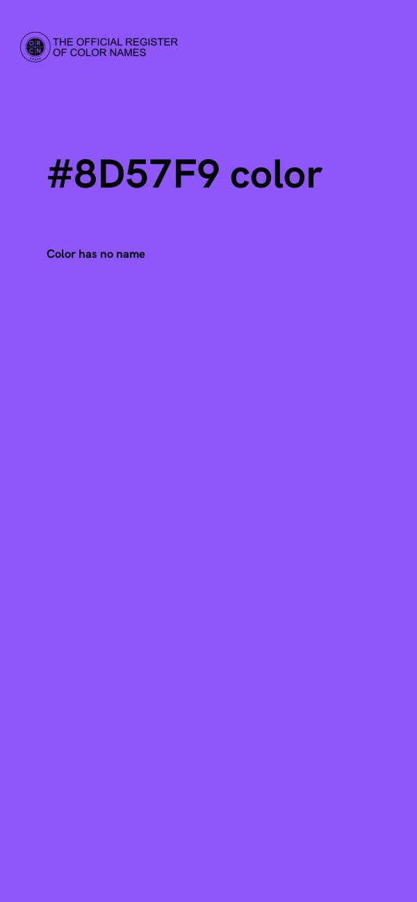 #8D57F9 color image