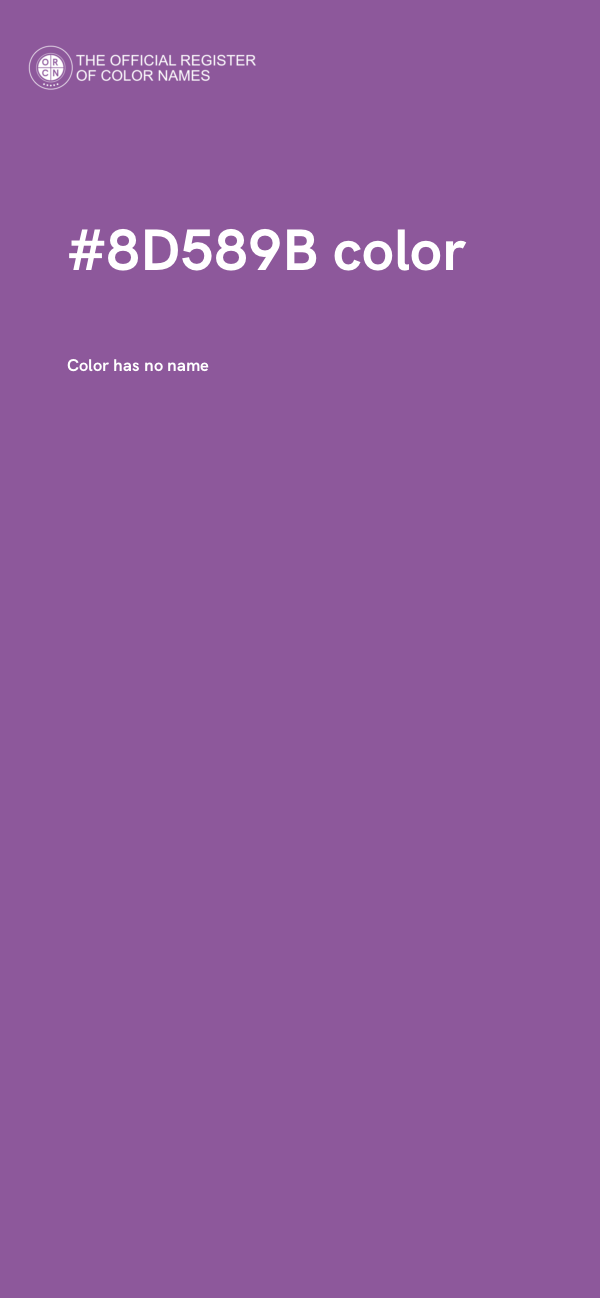 #8D589B color image