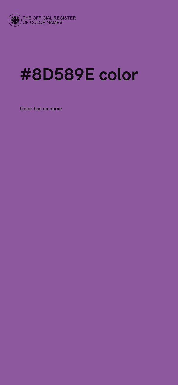 #8D589E color image