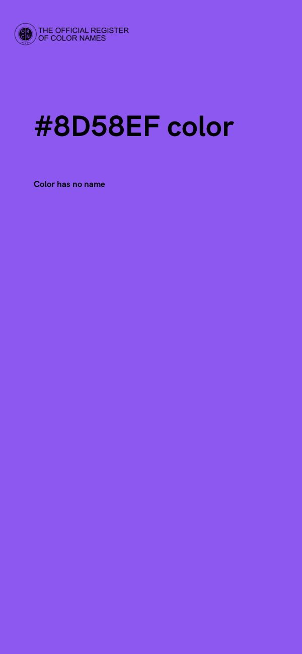 #8D58EF color image