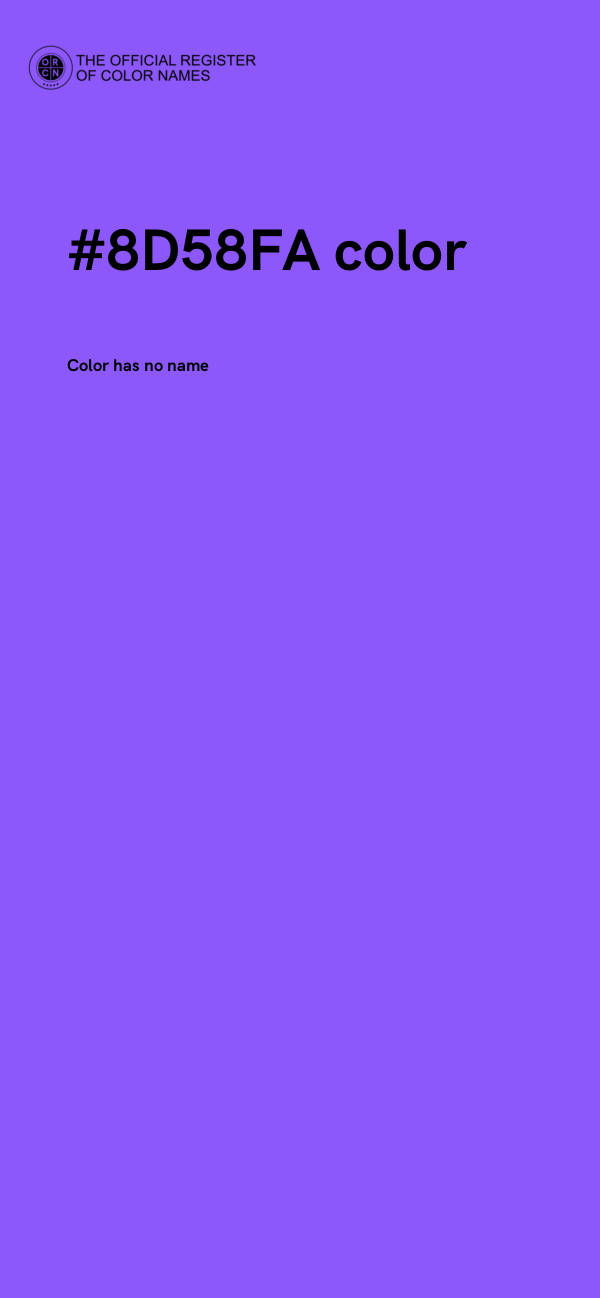 #8D58FA color image