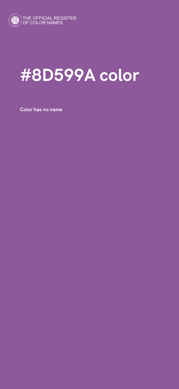 #8D599A color image