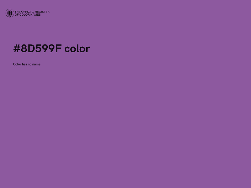 #8D599F color image