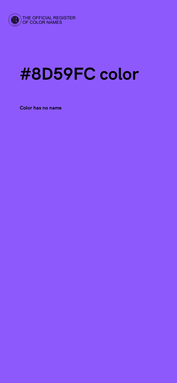 #8D59FC color image