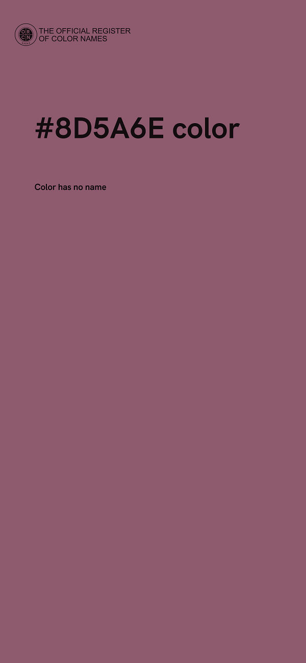 #8D5A6E color image