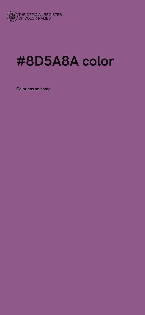 #8D5A8A color image