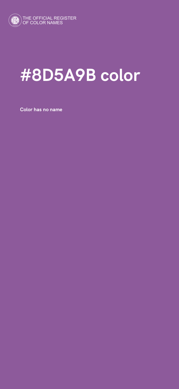 #8D5A9B color image