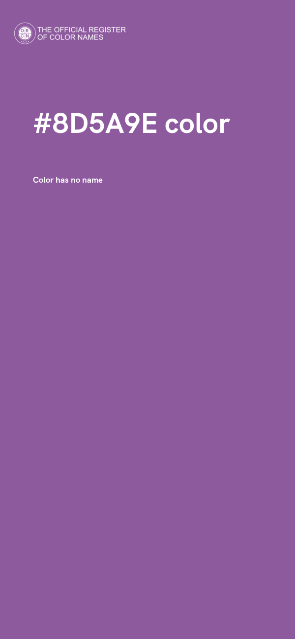 #8D5A9E color image